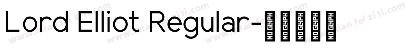 Lord Elliot Regular字体转换